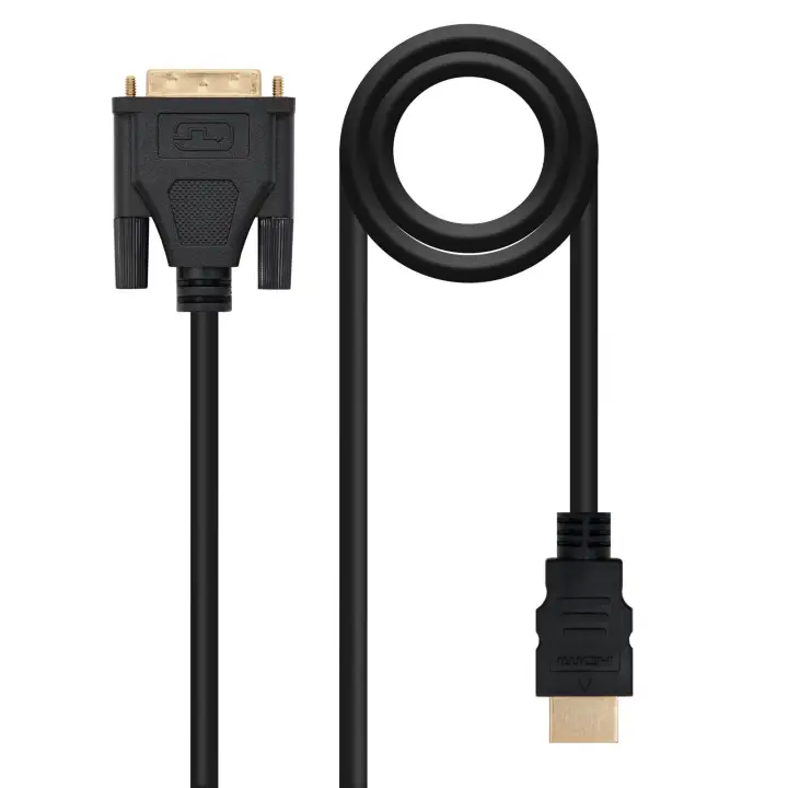 HDMI - DVI, 3m HDMI tipo A (Estándar) Negro