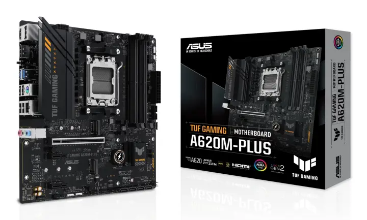 TUF GAMING A620M-PLUS AMD A620 Zócalo AM5 micro ATX