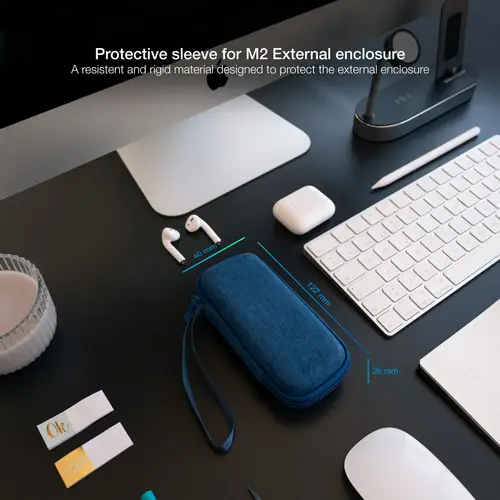 Estuche Protector para Caja Externa M2, Azul Pacífico - Imagen 2