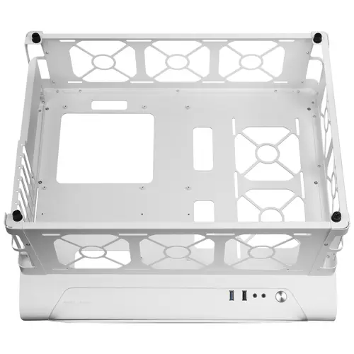 MCB, Caja PC Gaming ATX XL, Edición Custom Premium, Estructura Modular Doble Cámara, Blanco - Imagen 4