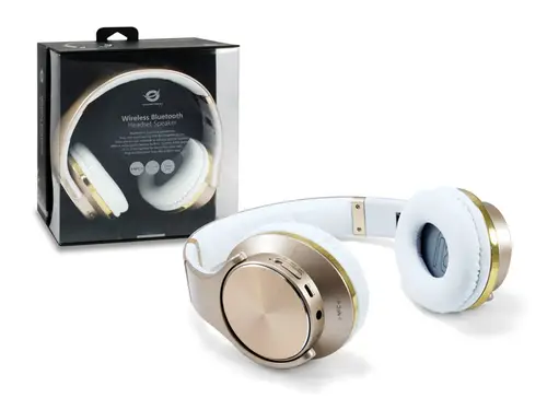 CHSPBTNFCSPKG auricular y casco Auriculares Inalámbrico y alámbrico Diadema Llamadas/Música MicroUSB Bluetooth Oro, Blanco - Imagen 4