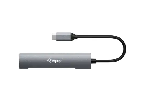 128963 hub de interfaz USB 3.2 Gen 1 (3.1 Gen 1) Type-C 5000 Mbit/s Negro, Plata - Imagen 2