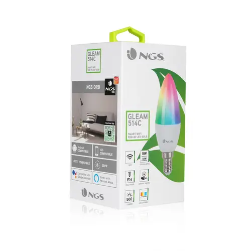 GLEAM 514C Bombilla inteligente Wi-Fi 5 W - Imagen 5
