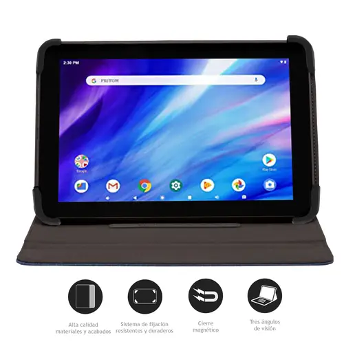 FUNDA UNIVERSAL TABLET DE 9.7" A 10.5" AZUL - Imagen 5