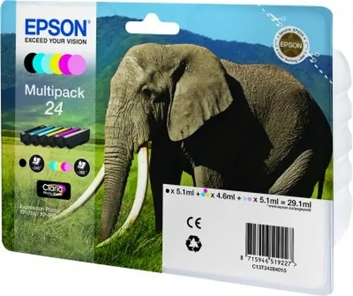 Elephant Multipack 24 6 colores - Imagen 1