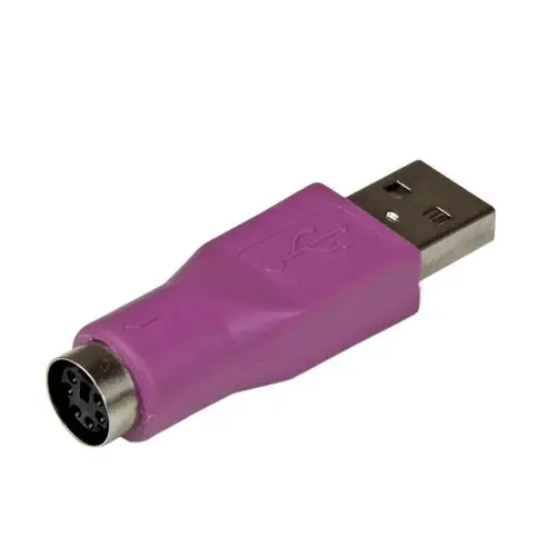 Adaptador Conversor PS/2 MiniDIN a USB para Teclado - PS/2 Hembra - USB A Macho - Imagen 2