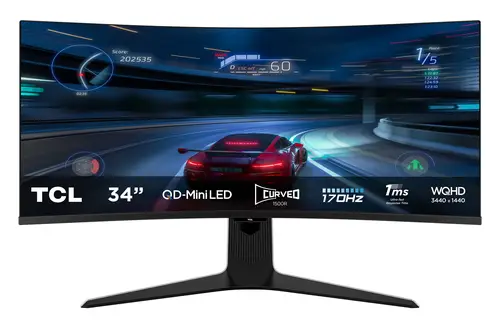 R83 34R83Q pantalla para PC 94 cm (37") 3440 x 1440 Pixeles LED Negro, Blanco - Imagen 1