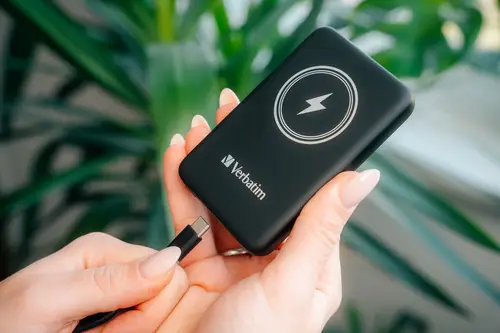 Charge 'n' Go Polímero de litio 5000 mAh Cargador inalámbrico Negro - Imagen 9