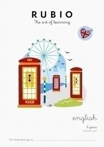 CUADERNO RUBIO A4 in ENGLISH ADVANCED 8 - Pack de 5 unidades