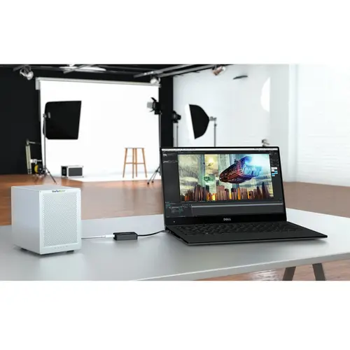 Adaptador Thunderbolt 3 a Thunderbolt 2 de Ordenador Portátil TB3 a Dispositivos TB2 o TB1 - No Reversible - Convertidor Thunderbolt 2/1 - con Certificación TB3 - Win o Mac - Imagen 5