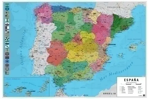 MAPA ERIK MURAL 61x91 F/P ESPAÑA