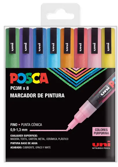 POSCA PC-3M/8C