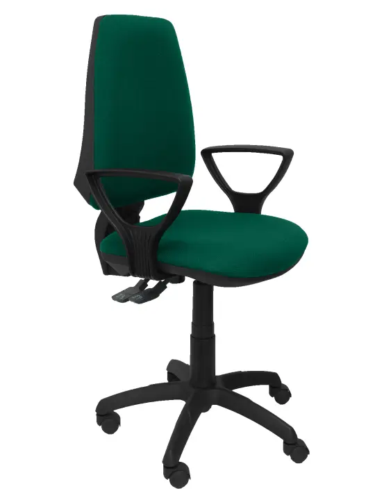 Silla Elche S bali verde brazos fijos