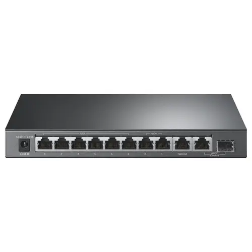 TL-SG1210PP switch No administrado Gigabit Ethernet (10/100/1000) Energía sobre Ethernet (PoE) Negro - Imagen 2