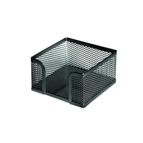 PORTA NOTAS FOROFIS METAL CUADRADO NEGRO