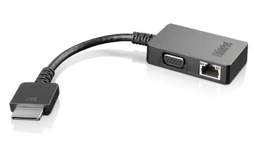 4X90J31060 cable gender changer OneLink+ VGA/RJ45 Negro - Imagen 1
