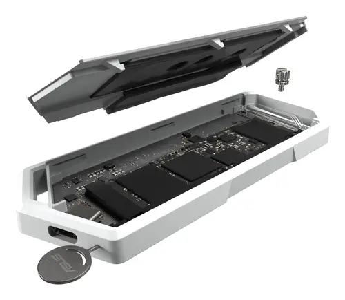 ROG Strix Arion White Edition Caja externa para unidad de estado sólido (SSD) Blanco M.2 - Imagen 8