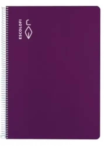 BLOCK ESCOLOFI Fº 50h CD.5 70g VIOLETA - Pack de 5 unidades