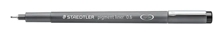Pigment Liner 308 rotulador de punta fina Fino Negro 1 pieza(s)