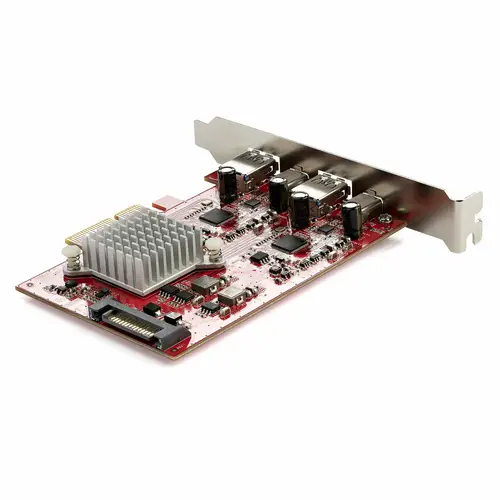 Tarjeta PCIe de 4 Puertos USB - Tarjeta de Expansión PCI Express USB de 10Gbps con 2 Controladores - 2 Puertos USB-C y 2 Puertos USB-A (USB 3.2 Gen 2) - Tarjeta PCI-e USB/USB-C - Imagen 3
