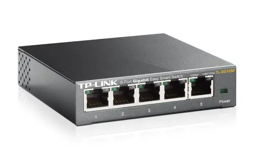 TL-SG105E Gestionado L2 Gigabit Ethernet (10/100/1000) Negro - Imagen 2