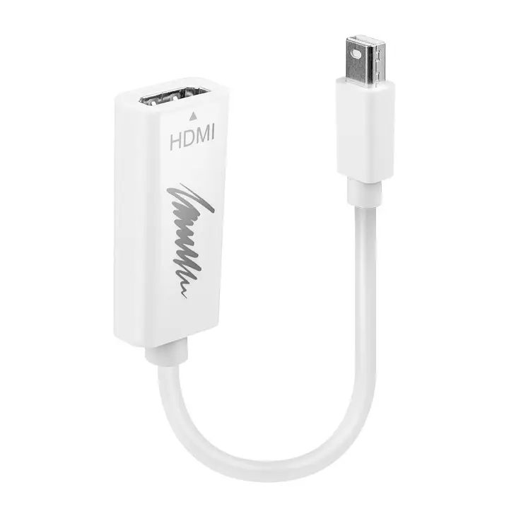41719 adaptador de cable de vídeo Mini DisplayPort HDMI Blanco