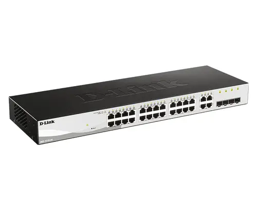 DGS-1210-28 switch Gestionado L2 Gigabit Ethernet (10/100/1000) 1U Negro - Imagen 3