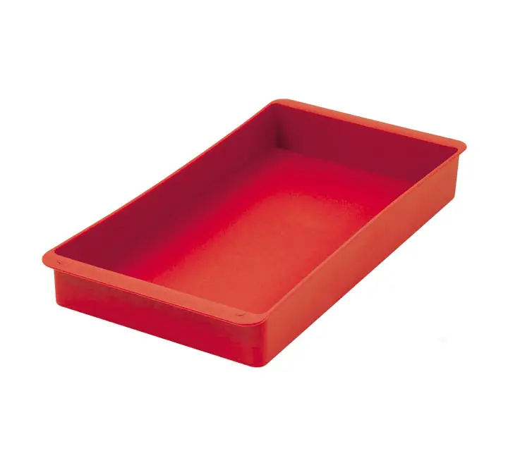 BANDEJA MULTIUSOS FAIBO 24.7X12.5X3CM ROJO 209-03