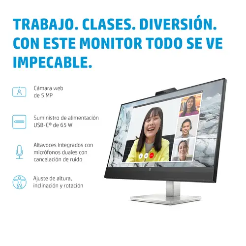 E-Series Monitor de conferencias USB-C QHD E27m G4 - Imagen 5