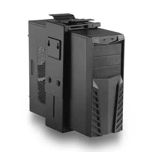 EW1293 soporte de CPU Soporte para instalación de CPU bajo mesa Negro - Imagen 4