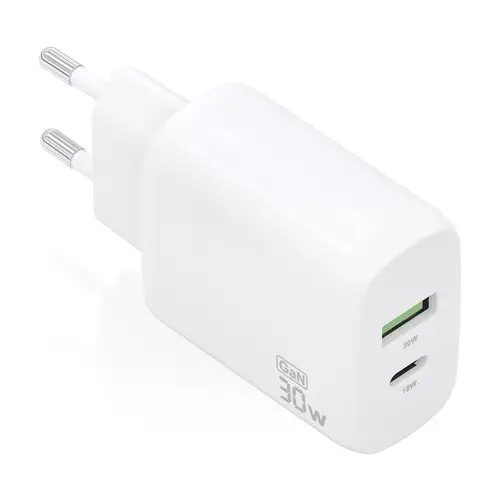 A110-0923 cargador de dispositivo móvil Cámara digital, MP3, MP4, Teléfono móvil, Navegante, Portátil, Consola de juegos portátil, Smartphone, Tableta, Universal Blanco Corriente alterna Carga rápida Interior - Imagen 1