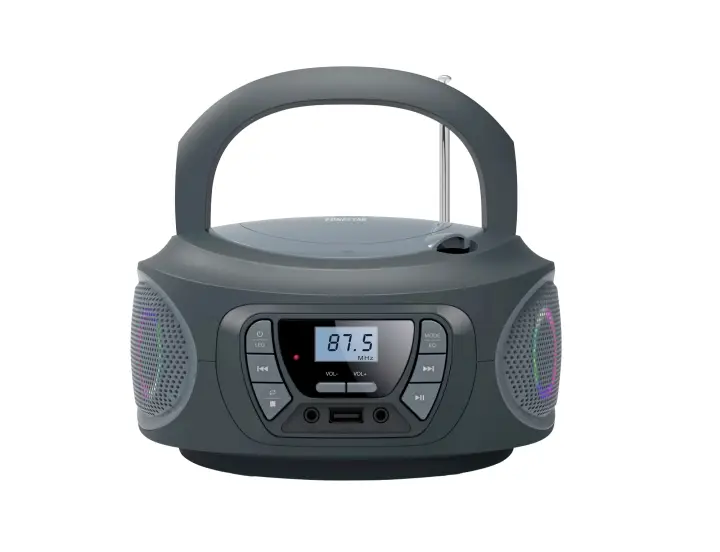 BOOM-ONE-G reproductor de CD Reproductor de CD portátil Gris