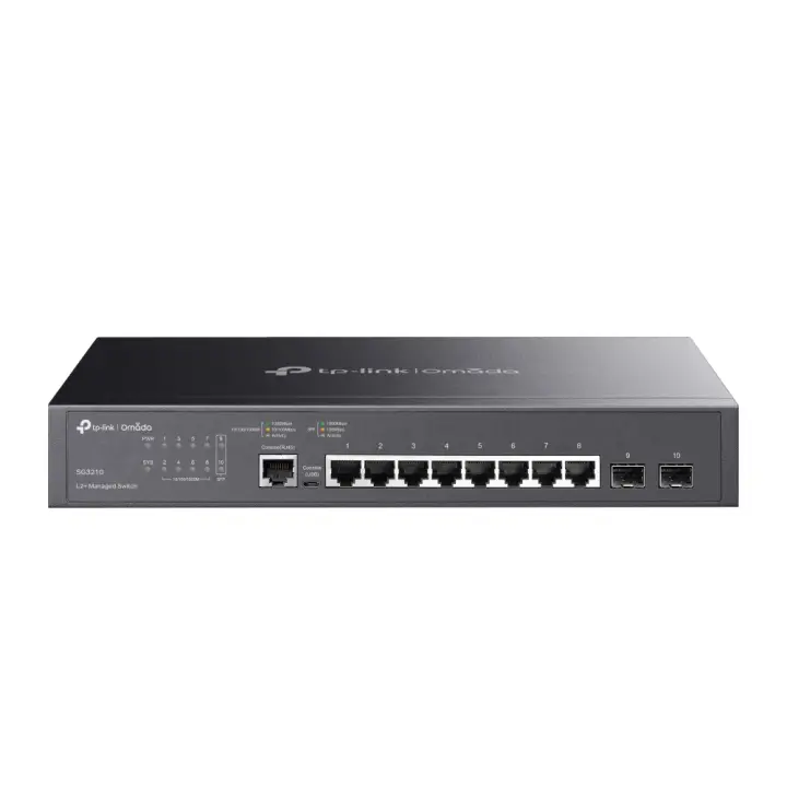 Omada SG3210 switch Gestionado L2/L3 Gigabit Ethernet (10/100/1000) 1U Negro