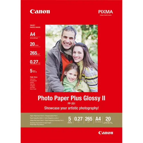 2311B019 papel fotográfico A4 Blanco Brillo - Imagen 1