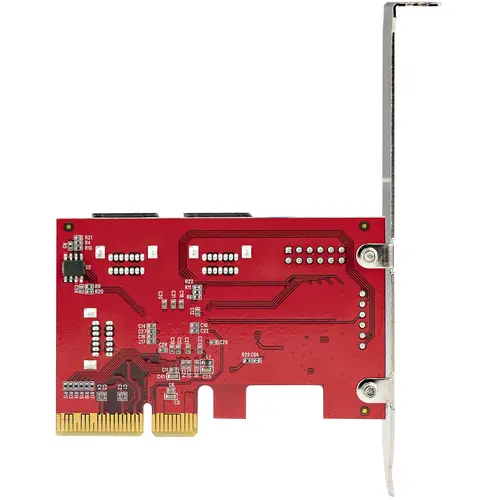 Tarjeta PCIe SATA - Tarjeta Controladora PCI Express de 6 Puertos SATA - 6Gbps - con Bracket de Perfil Bajo - con Conectores SATA Apilados - ASM1166 sin RAID - Imagen 8
