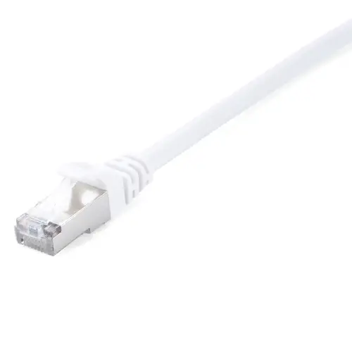 Cable de red blindado CAT6 STP 01M Blanco - Imagen 1