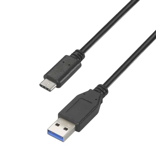 Cable USB 3.1 Gen 2 10 Gbps 3 A, Tipo C/M-A/M, Negro, 0.5m - Imagen 3