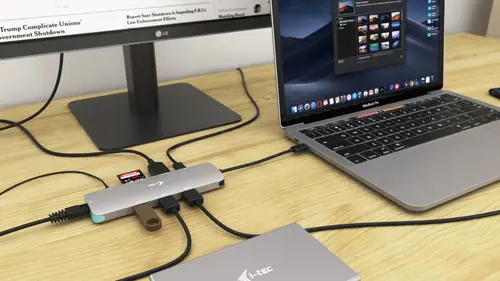Metal USB-C Nano Docking Station 4K HDMI LAN + Power Delivery 100 W - Imagen 11