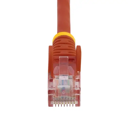 Cable de Red de 0,5m Rojo Cat5e Ethernet RJ45 sin Enganches - Imagen 4