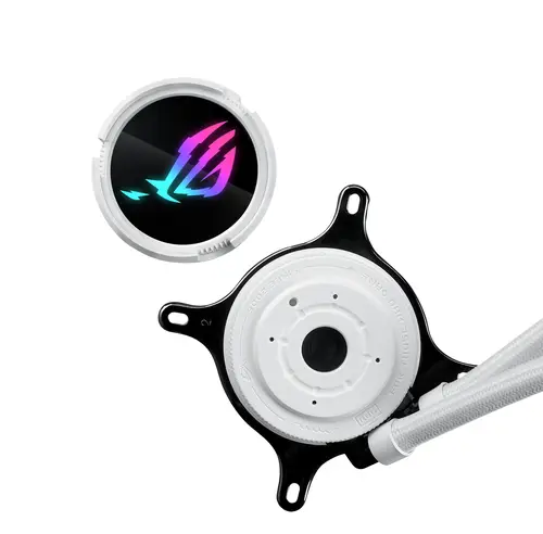 ROG Strix LC III 360 ARGB White Edition Procesador Kit de refrigeración líquida 12 cm Blanco - Imagen 8