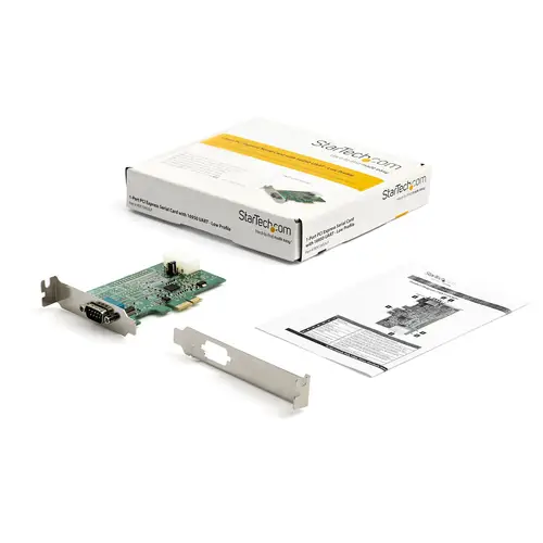 Tarjeta Adaptadora Serie PCI Express RS232 de 4 Puertos - Tarjeta Controladora Serie PCIe RS232 - PCIe a Serie DB9 - UART 16950 - Tarjeta de Expansión - Windows y Linux - Imagen 6