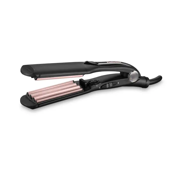The Crimper Plancha alisadora y rizadora para flequillo Caliente Negro, Rosa 1,8 m