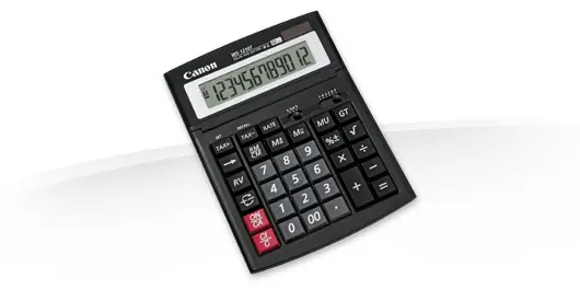 WS-1210T calculadora Escritorio Pantalla de calculadora Negro