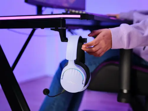 GXT 491P FAYZO Auriculares Inalámbrico y alámbrico Diadema Juego USB tipo A Bluetooth Negro, Púrpura - Imagen 11