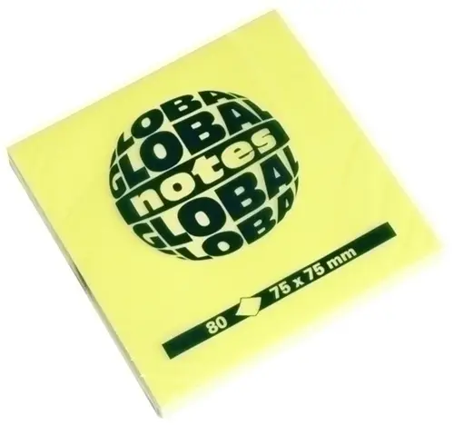 TACO NOTAS GLOBAL 80h 75x75 AMARILLO
