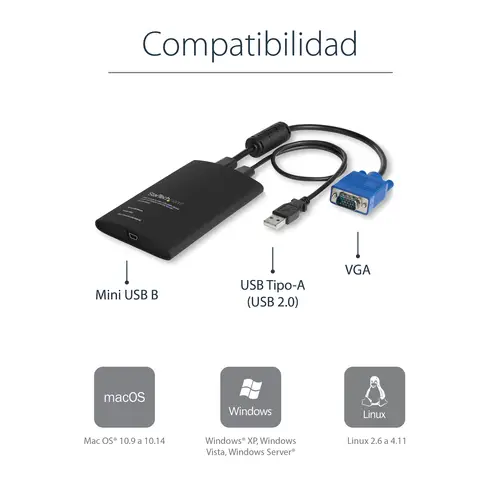 Adaptador Crash Cart USB con Transferencia de Ficheros y Captura de Vídeo - Imagen 11