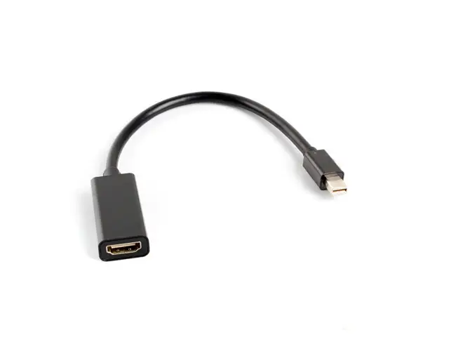 AD-0005-BK adaptador de cable de vídeo 0,2 m Mini DisplayPort HDMI tipo A (Estándar) Negro