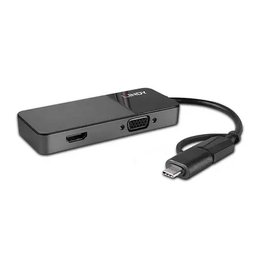 43354 base para portátil y replicador de puertos USB 3.2 Gen 1 (3.1 Gen 1) Type-A + Type-C Negro - Imagen 3