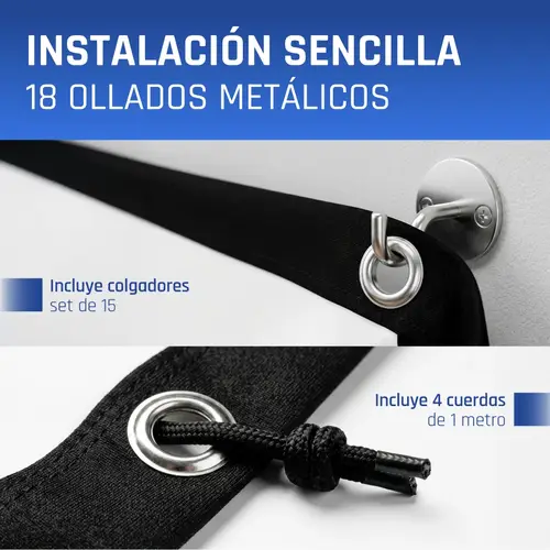 Pack proyector 4K + Lona proyección 100" - Imagen 12