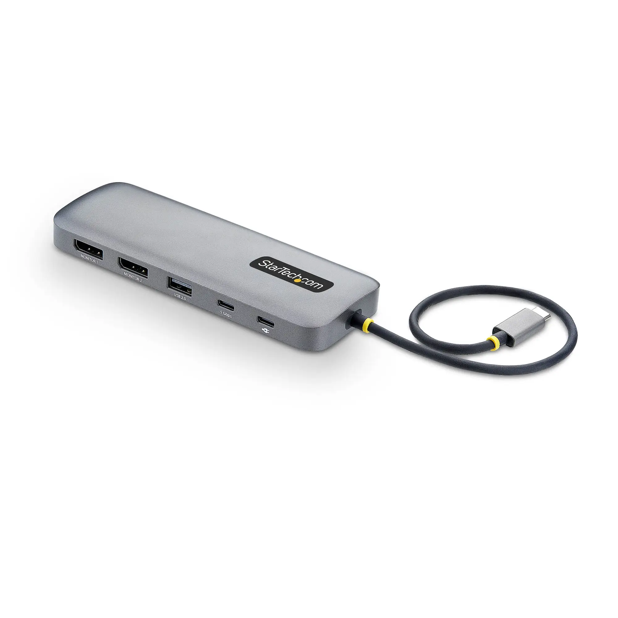 Adaptador Multipuertos USB-C a DP de Dos Pantallas - Mini Dock Ti..